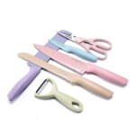 Pastel Kitchen Knife Set 6pcs