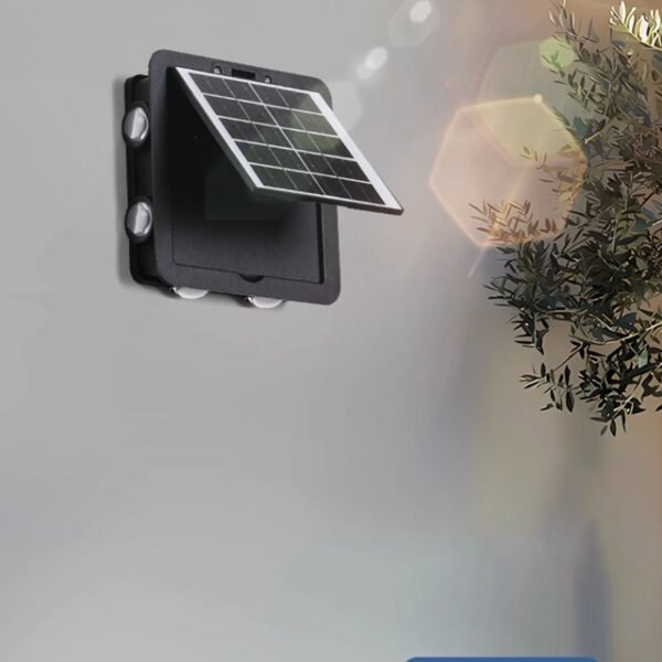 8 LED Decorative Solar Rechargeable Wall Lights4