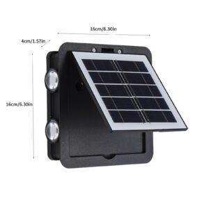 8 LED Decorative Solar Rechargeable Wall Lights1