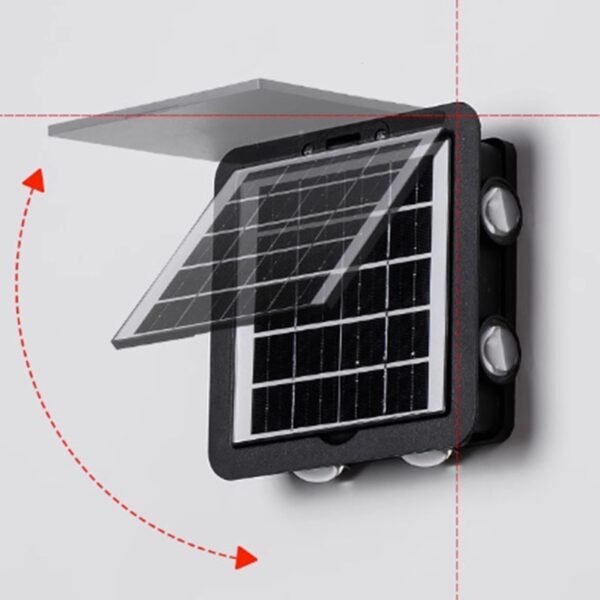 8 LED Decorative Solar Rechargeable Wall Lights2