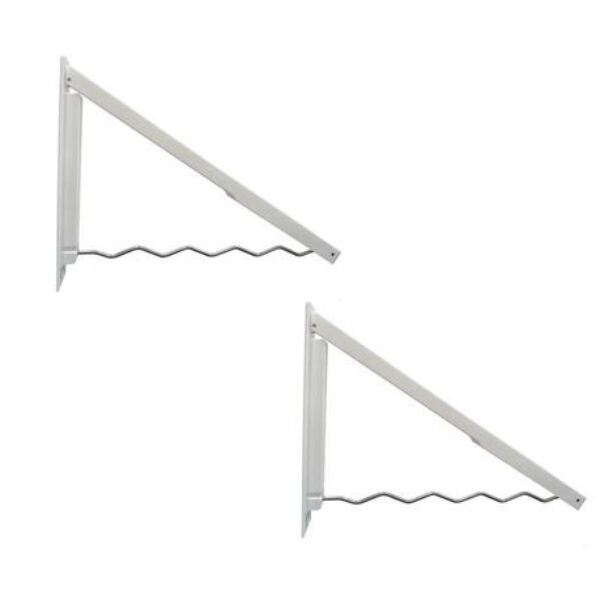 Wall Mounted Foldable Clothes Hangers Pack of 2