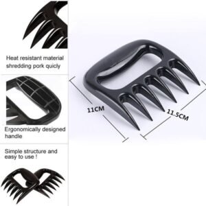Bear Shape Claws for Meat (Set of 2) - Black
