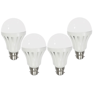 4 x 5W Smart Rechargeable B22 LED Bulbs