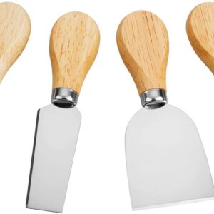 Wooden Handle Cheese Knife Set - 4 Piece