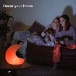 JG20375556 Half Moon Shaped RGB Salt Lamp