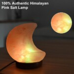 JG20375556 Half Moon Shaped RGB Salt Lamp