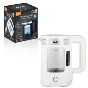 RAF R.7859 2L Electric Cordless Glass Kettle 2000W With 360 Swivel Base