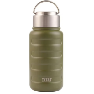 750ml Outdoor Thermo Stainless Steel Vacuum Flask - Army Green