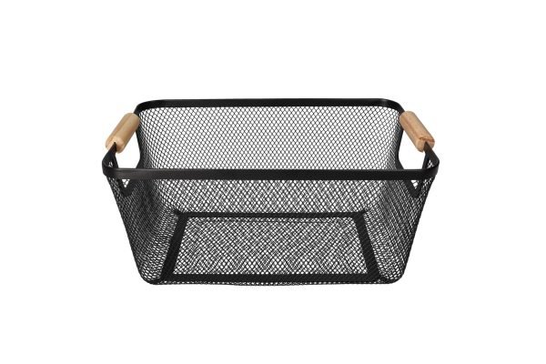 Mesh Stainless Steel Storage Basket 32.8cm