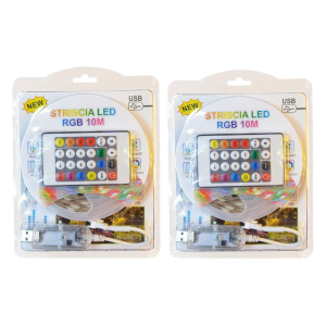 2 x USB Powered RGB 10M LED String Fairy Lights