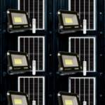 6 x Actolight 30W Solar Flood Lights