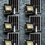 4 x Actolight 30W Solar Flood Lights