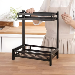 2-Tier Multifunctional Organizer Kitchen Storage Rack