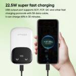 Miccell 20000mAh Fast Charging Power Bank – White