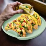 Silicone Kitchen Serving Tray For Tortilla, Party, Family Dinner, Grill – Green