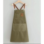 Cross Back Premium Quality Unisex Kitchen Apron IA-43 – Green