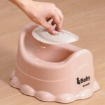Pink Baby Training Potty – Ergonomic Toddler Potty Seat For Comfortable And Safe Toilet Training