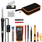 19-in-1 Digital Electric Soldering Multimeter Iron Kit - All-in-One Electronics Repair Tool Set