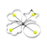 4-Shaped Stainless Steel Fried Egg Omelet Mold