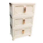 Mini Stackable Collapsible Plastic Storage Containers On Wheels