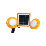 Solar Powered Double Hanging Tent Light With 3 Lighting Modes 