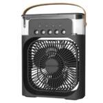 Mini Portable Air Conditioner Fan with LED – Black