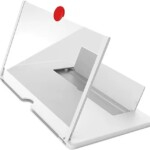 Cinema Mobile Phone Amplifier Portable Screen – White