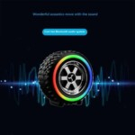Portable LED Mini Wireless Bluetooth Speaker With Tyre Design