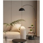Modern Floor Lamp And Side Table Combo