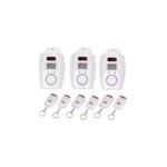 3-Pack Remote Motion Sensor Wireless Alarm
