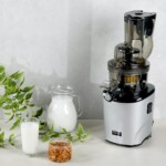 Slow Juicer | Double filling Opening | Cold Press Juicer Machine for Whole Fruits and Vegetables | Automatic Cutting System | Light Silver Matt