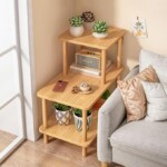 Sofa Side Cabinet Side Cabinet Small Square Table Living Room Home Coffee Table Bedroom Bedside Table Flower Stand