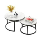 Indus Medium Nesting Coffee Table – Stylish Space-Saving and Perfect for Living Room, Bedroom, or Office Use