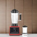 Blender Juicer 6000w High Power With Strong Blade Smoothies Soybean Milk and Nut Fruits Juice Blender