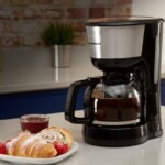 LUMA BELLA 1.5L Electric Coffee Maker 1 Cup Coffee Machine  (Silver, Black)