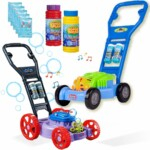 Kids Outdoor Bubble Lawn Mower Blower Machine Toys