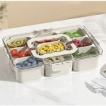 Generic Snackle Box Container 9 Containers Lunch Box  (2 L, Thermoware)