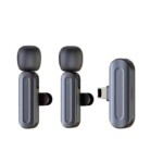 Professional Dual Wireless Lapel Microphone with Noise Cancellation