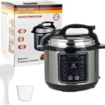 Silver Crest 6L Electric Pressure Cooker , 10-in-1 Multi-Function with Digital Control