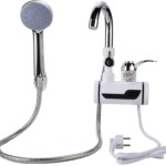 Eyes.sys Electric Shower Water Heater – 360° Rotating Tankless Faucet with LED Display & Hose