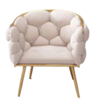 Luxury Velvet Vanity Chair
