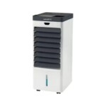 Portable Air Cooler, White/Black, 5L Tank Capacity, 75W Power, Remote Control, 3-Speed Fan, for Home Office