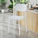 Modern Plastic Dining Room Chairs for Dining Table