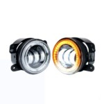 Angel Eye White & Amber LED Fog Light Set