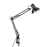 Flexible Metal Desk Lamp with Clip & Adjustable Neck
