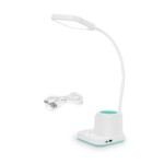 LED Rechargeable Portable Desk Lamp with Pen Holder