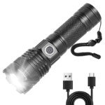 LED Flashlight Powerful Rechargeable Torch
