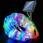 Solar LED Rope String Lights