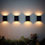 4 Pack Solar Wall Light IP65 Waterproof Power Saving