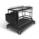 Double Layer Cutlery Dish Rack